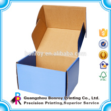 E flute Corrugated paper tuck in shelf ready boxes